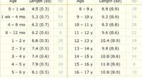 normal kidney size in cm by age